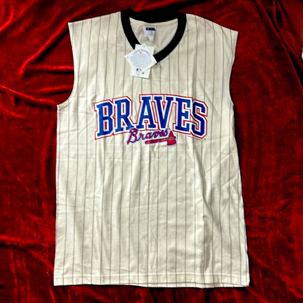 NWT CSA Atlanta Braves men’s sleeveless shirt